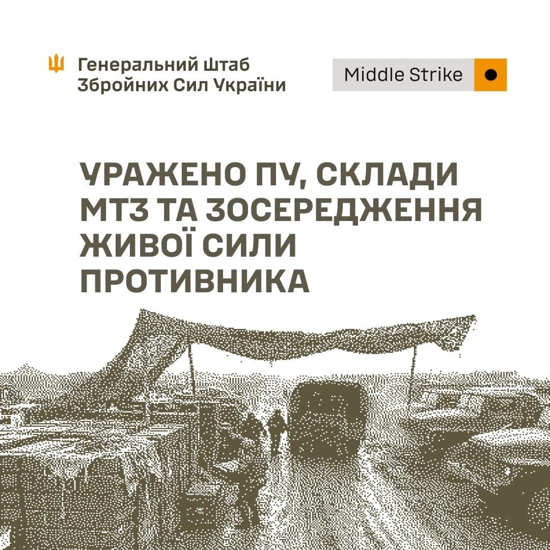 Уражено ПУ, склади МТЗ та зосередження живої сили противника